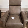 Molly Swivel Recliner with Power Headrest and Battery Pack Tan Leather (1 in stock)