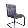 Monaco Leather Dining Chair Ebony (6 in stock)