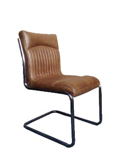 Monaco Leather Dining Chair Whiskey (4 in stock)
