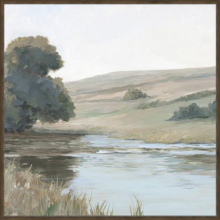 Art - Morning View Framed Canvas (1 in stock)