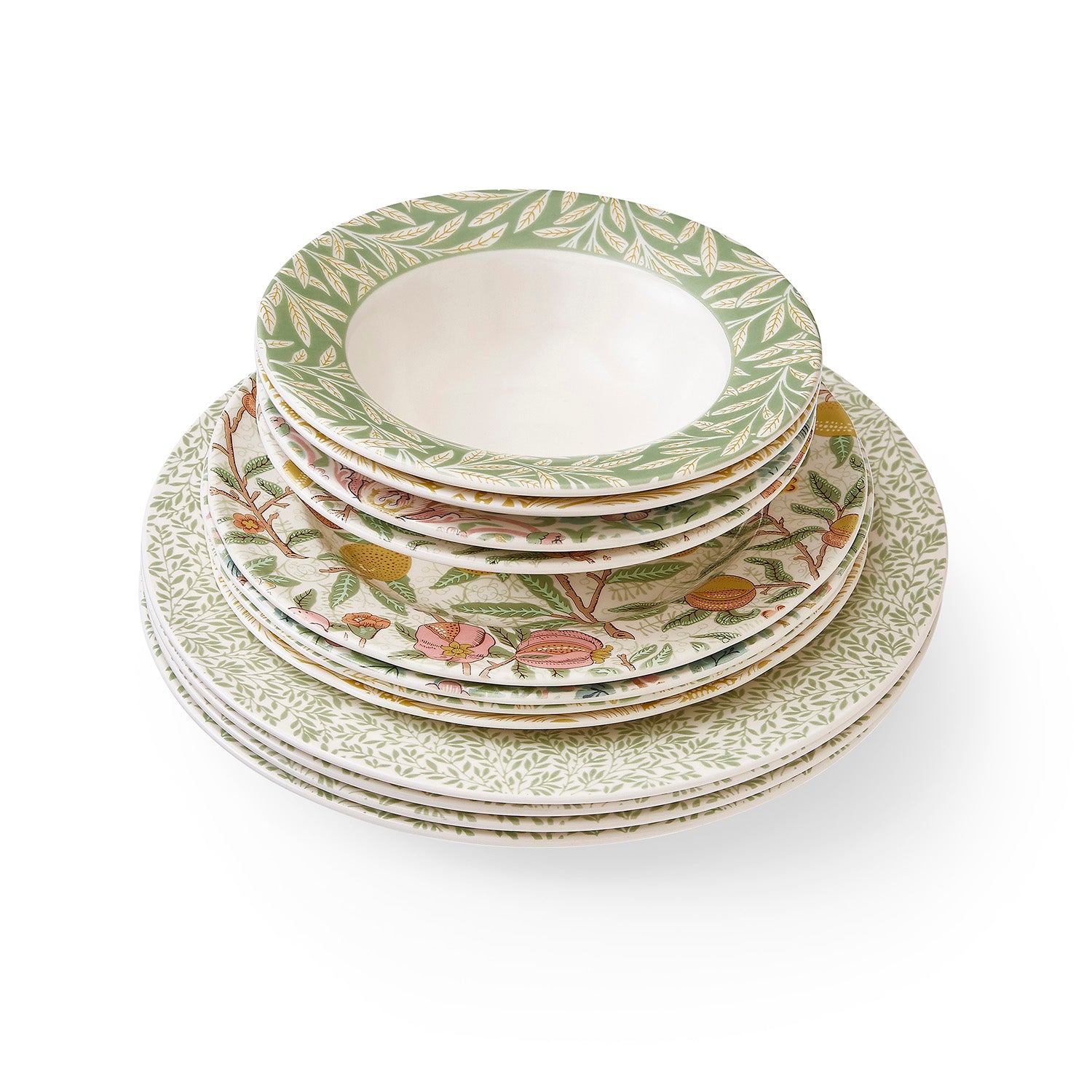 Spode Morris and Co. Fine Earthenware from England Set of 12 (2 sets in stock)