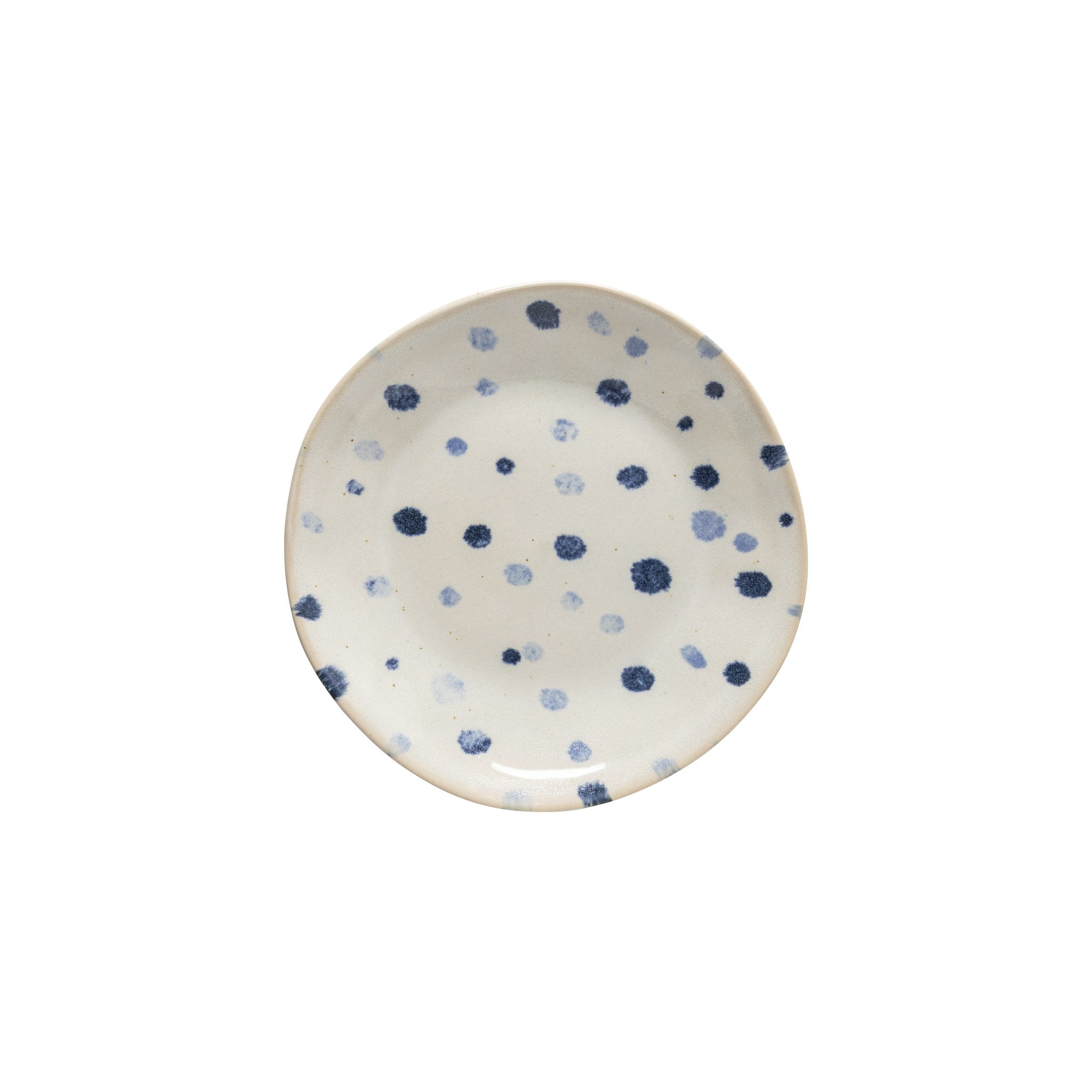 Casafina Nantucket Fine Stoneware from Portugal 8.25"Salad Plate Dots (12 in stock)