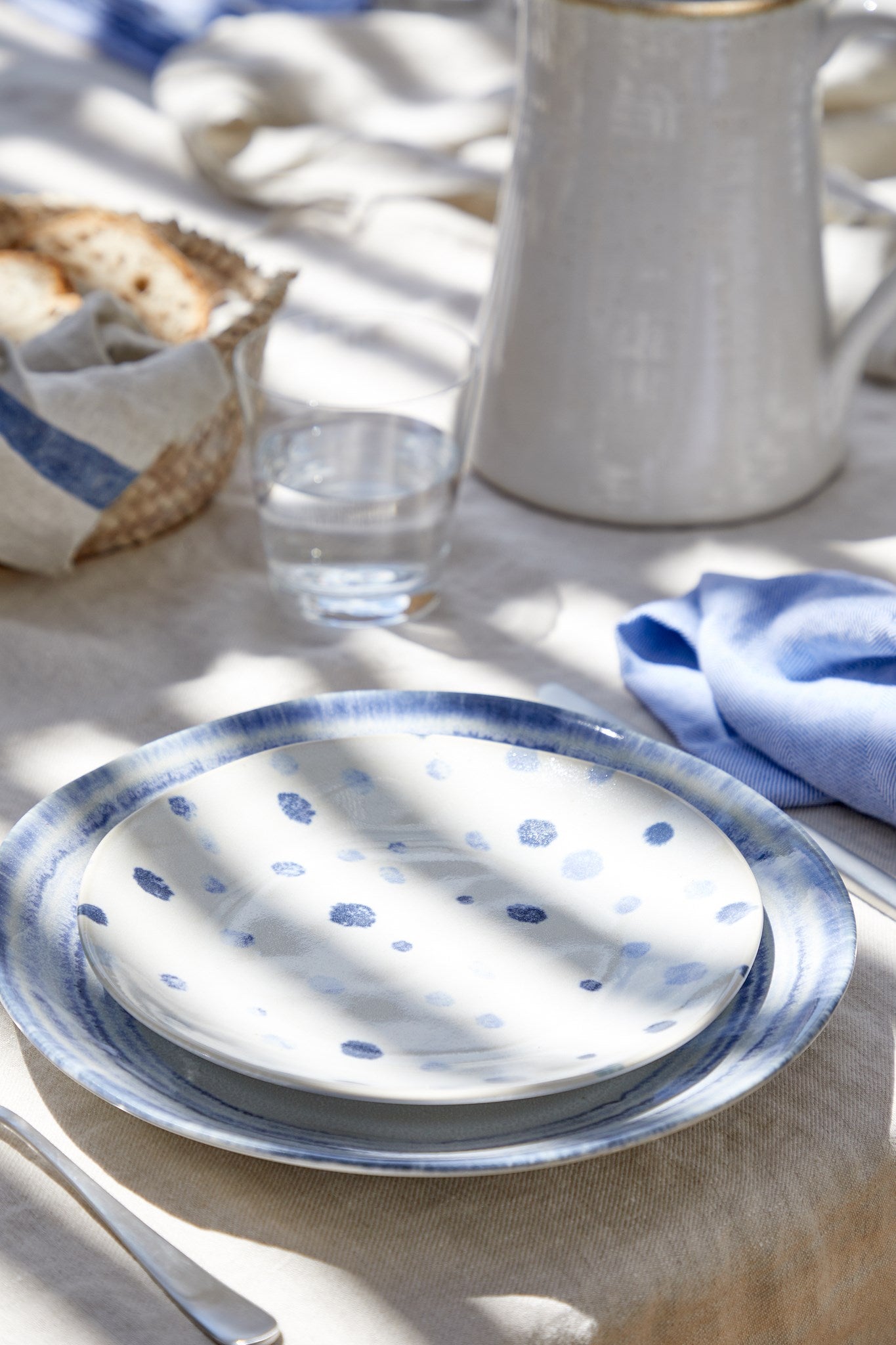 8.25 in. Salad Plate - Pastel Blue