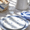 Casafina Nantucket Fine Stoneware from Portugal Dots 8.25"Salad Plate (6 in stock)