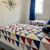 Quilt Twin Nautical Triangle 2 piece set (1 set in stock)