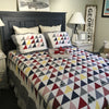 Quilt Twin Nautical Triangle 2 piece set (1 set in stock)