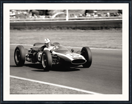 Art  -  Car Racing circa 1963  Nostalgia Collection Framed with Glass (1 in stock)