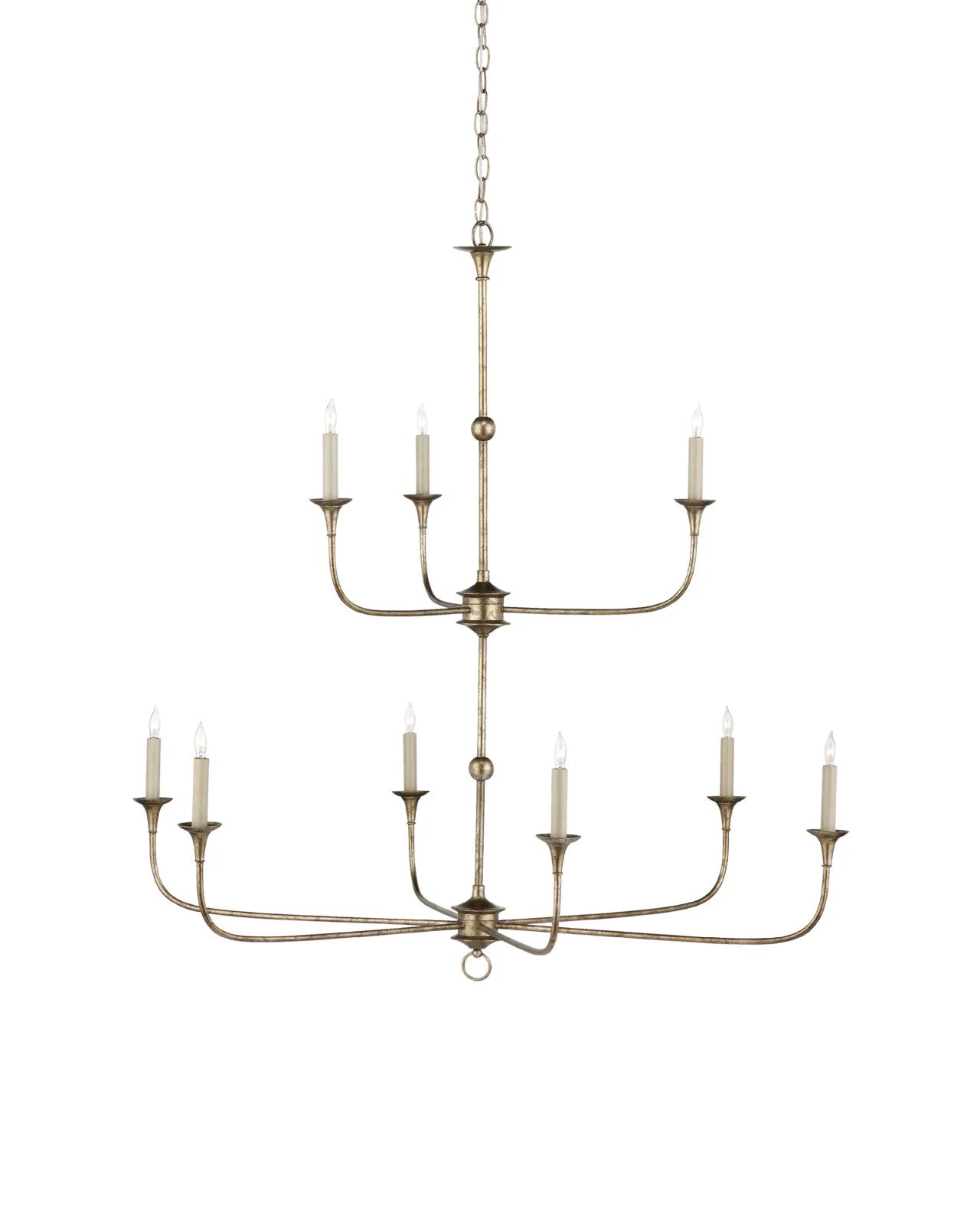 Nottaway 2 Tier 9 Light Bronze Chandelier (1 in stock)
