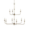 Nottaway 2 Tier 9 Light Bronze Chandelier (1 in stock)