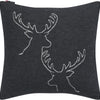 Austrian Nova Stag Cotton Toss Cushion Black  (qty of 2 in stock)