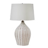 Oceana White Wicker Table Lamp (1 in stock)