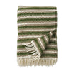 Lamb's Wool Throw Oscar Multi Green (qty of 1 in stock)