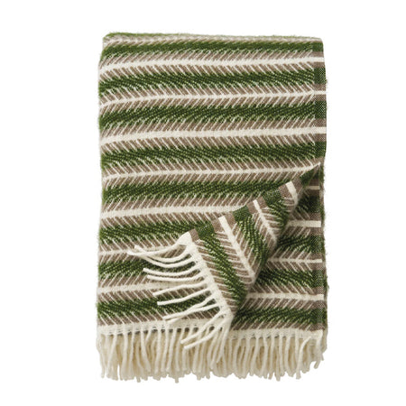 Lamb's Wool Throw Oscar Multi Green (qty of 1 in stock)