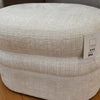 Fluffy Ottoman Pouf 25" Oval (2 in stock)