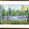 Oxtounge Rapids Framed Art with glass