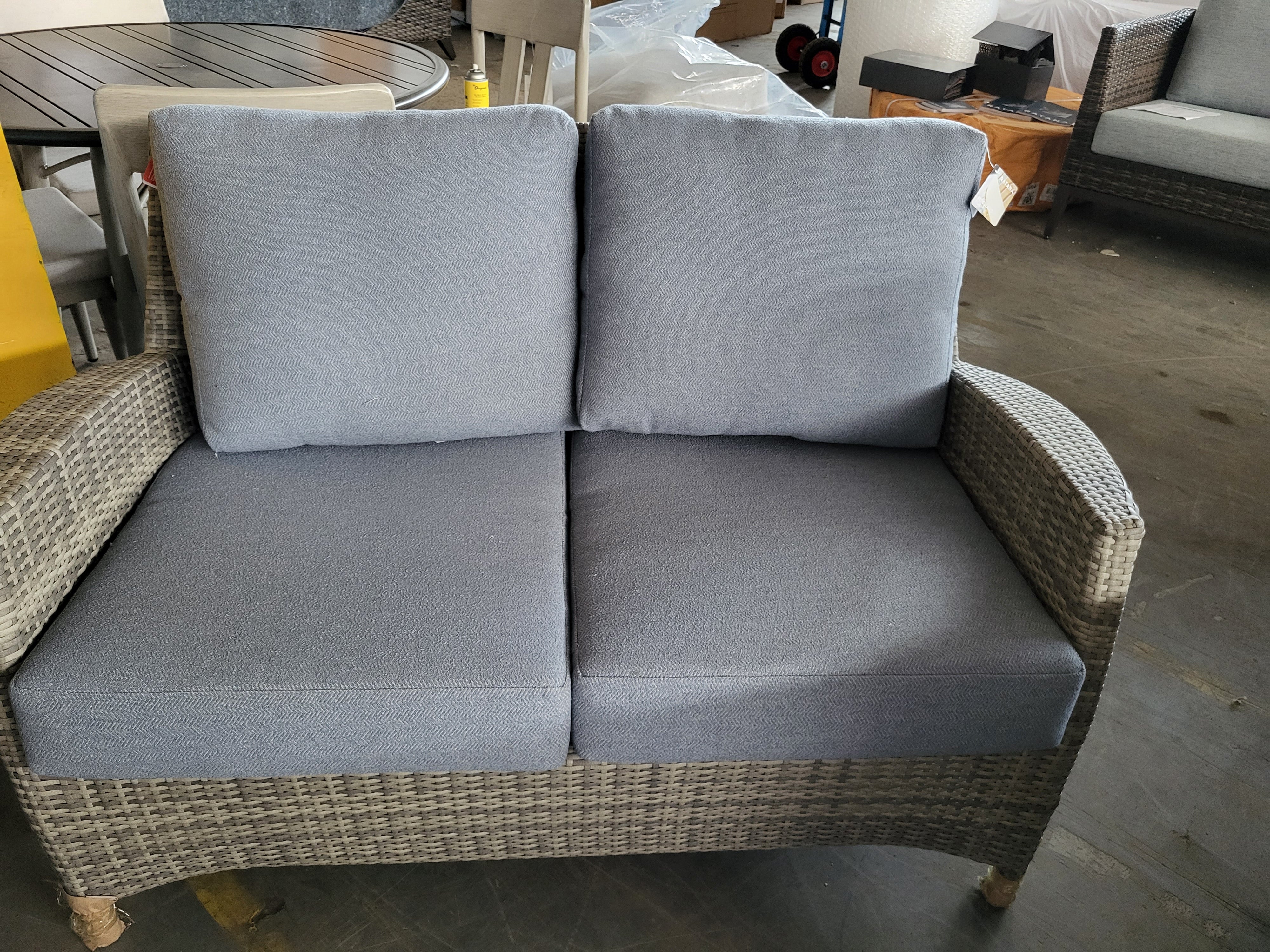 Palm Harbor Loveseat Oyster Grey (2 left)