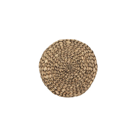Woven Hyacinth Palma Black Natural Placemats Round (24 in stock)