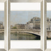 Panorama de Paris set of 3 Framed Art with glass