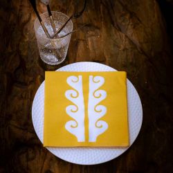 Paros Jaune Dinner Size Paper Napkins ( 6 in stock)