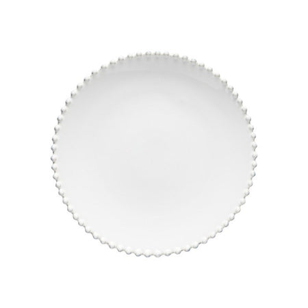 Pearl White Costa Nova Fine Stoneware from Portugal Dinner Plate (24 in stock)