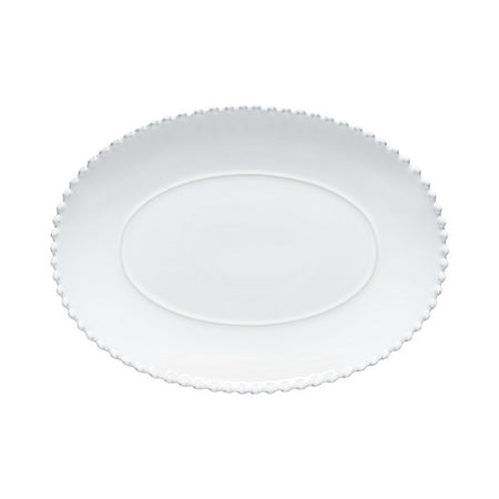 Pearl White Costa Nova Fine Stoneware from Portugal Medium Platter