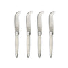 From France Laguiole Pearl White Mini Cheese Knives set of 4 (qty of 2 in stock)