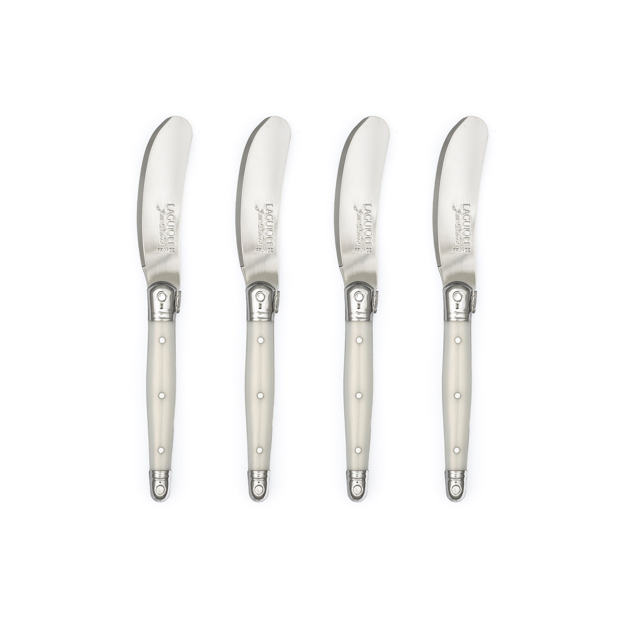 From France Laguiole Pearl Spreaders set of 4 (qty of 2 in stock)