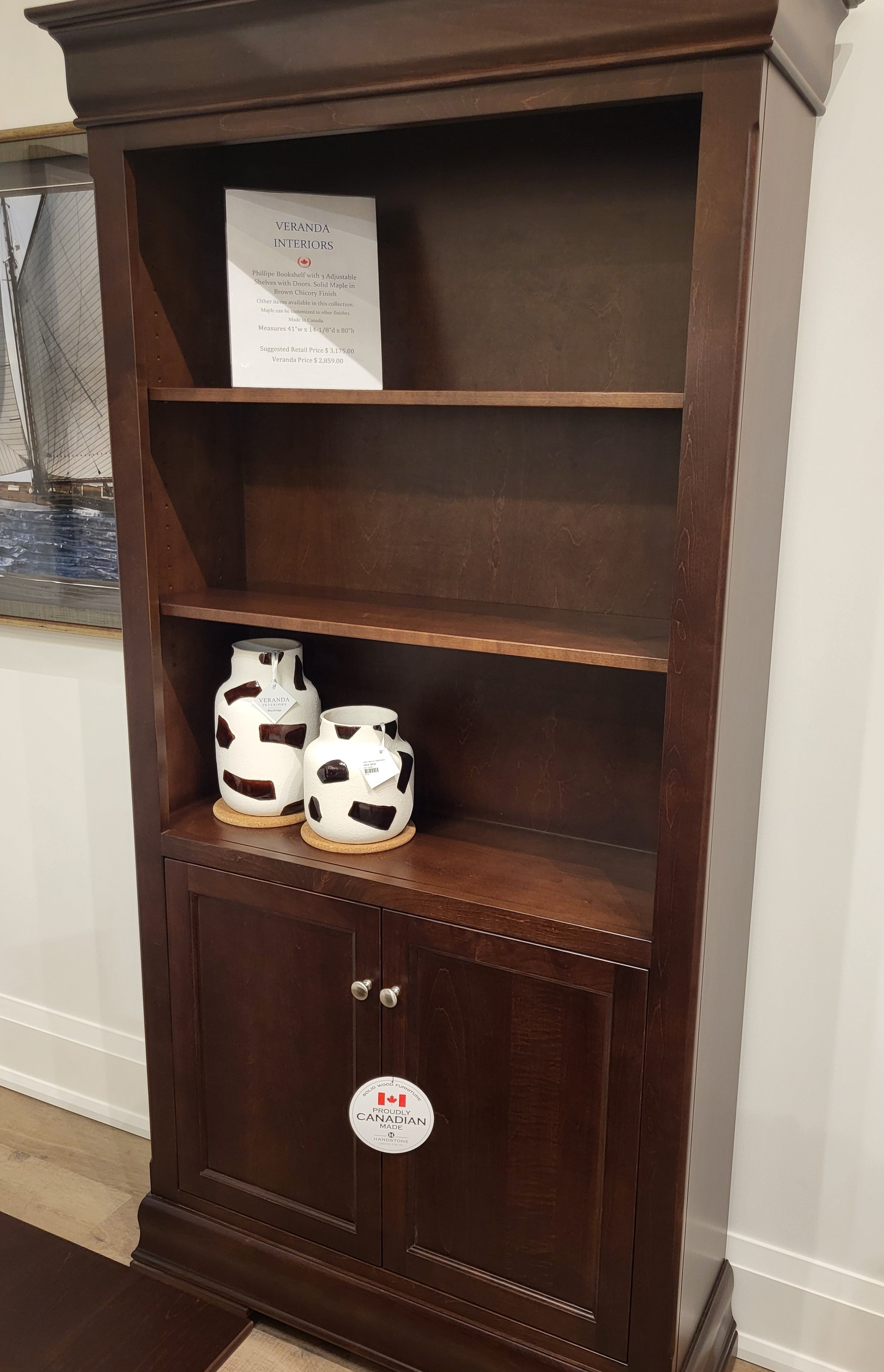 Phillipe Solid Maple Bookshelf (1 in stock)