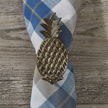 Pineapple Iron Napkin Rings set of 4 (2 sets in stock)