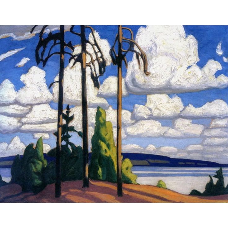 Pines At Kempenfelt Bay Art Canvas Harris  46 x 36 (1 in stock)