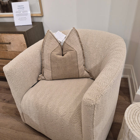 Pivot Swivel Chair in Woolicious Fabric (4 in stock)