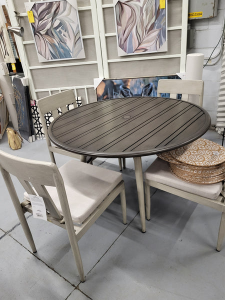 Polanco Aluminum Outdoor 5 pc Dining Set (qty of 1 set  in stock) Promo Price