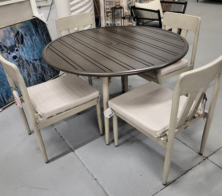 Polanco Aluminum Outdoor 5 pc Dining Set (qty of 1 set  in stock) Promo Price