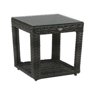 Portfino/St Martin Outdoor End Table with Glass  (1 in stock)