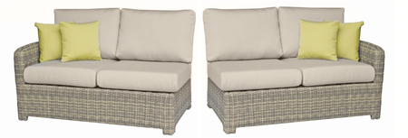 Princeville Four Seater Sectional Outdoor Living Set (qty of 1 in stock) Promo Price