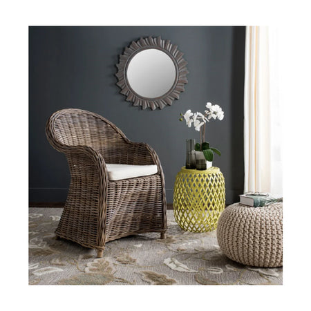 Rattan Armchair with Cushion (4 in stock)