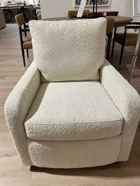 Rayna Swivel Chair in Jennie Linen Fabric (2 in stock)