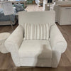 Reese Swivel Chair in Husky Bone Fabric (1 in stock)