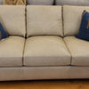 Reese Large Bespoke Bone Top Grain Leather Sofa  (1 in stock)