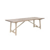 Renaissance Antique White Dining Table 94" x 36" (1 in stock)