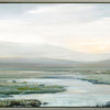 River Landscape Framed Canvas 20"x 60" (1 in stock)