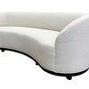 River Curved Sofa w Wood Base 92" (1 in stock)