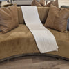 River Curved Sofa w Wood Base 92" (1 in stock)