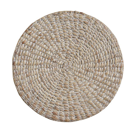 White Hyacinth Braided Round Placemats (4 in stock)