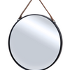 Leather Strap Round Mirror (2 in stock)