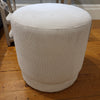 Fluffy Ottoman Pouf 16" Round (2 in stock)