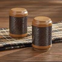 Sawmill Creek Stoneware Salt & Pepper Set  (3 in stock)