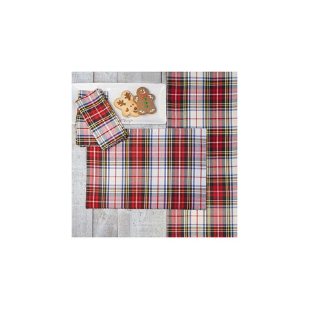 Christmas Placemats Set of 4 Scottish Plaid  (4 sets in stock)