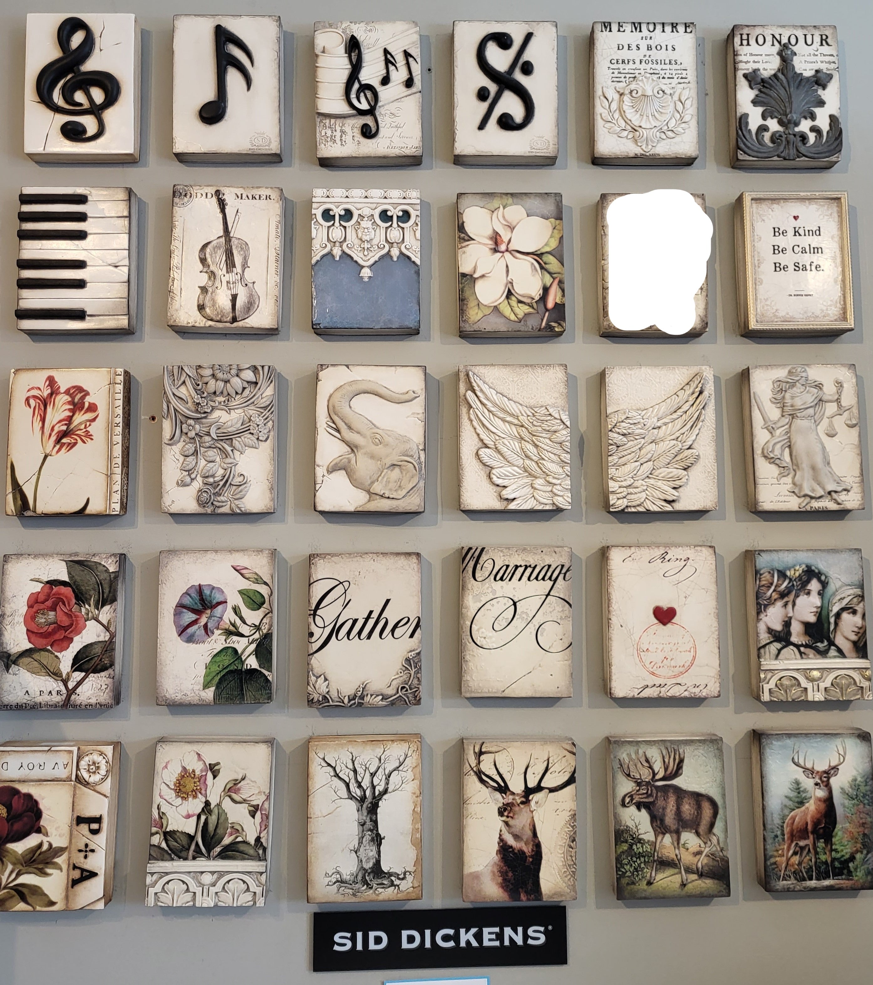 Sid shipping Dickens Memory Tile