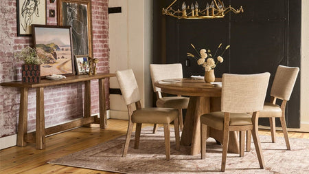 Griffith Park Sienna 48" Round Dining Table extends to 64" oval (1 in stock)